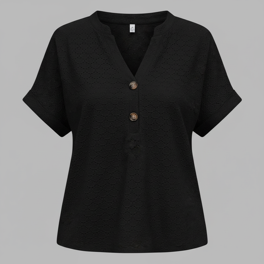 Top con scollo a V donna | Maglia casual da donna