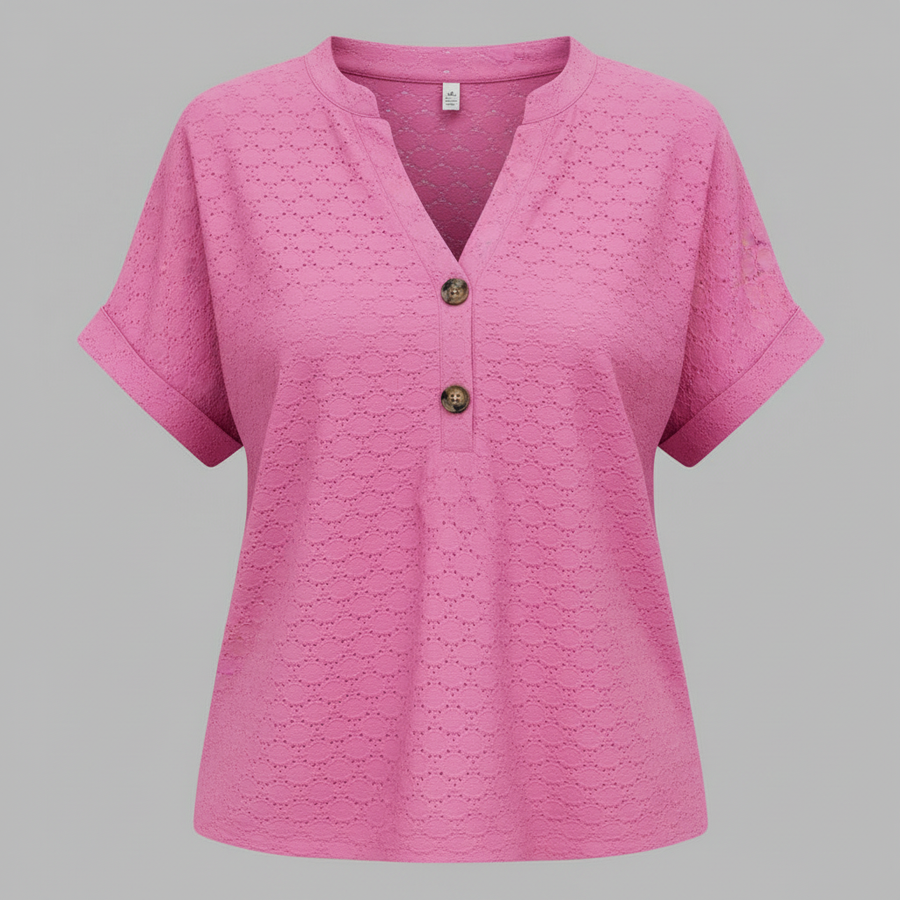 Top con scollo a V donna | Maglia casual da donna