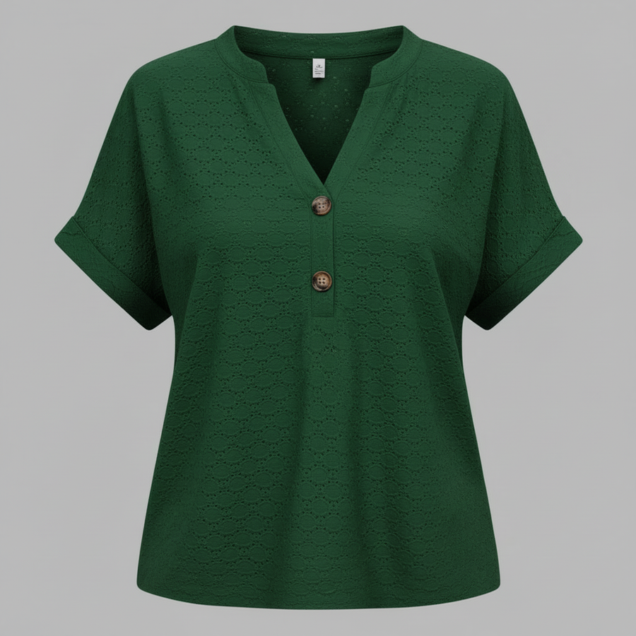 Top con scollo a V donna | Maglia casual da donna