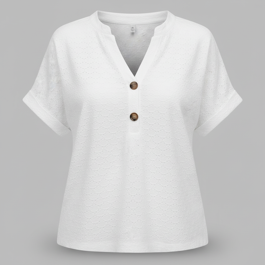 Top con scollo a V donna | Maglia casual da donna