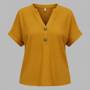 Top con scollo a V donna | Maglia casual da donna