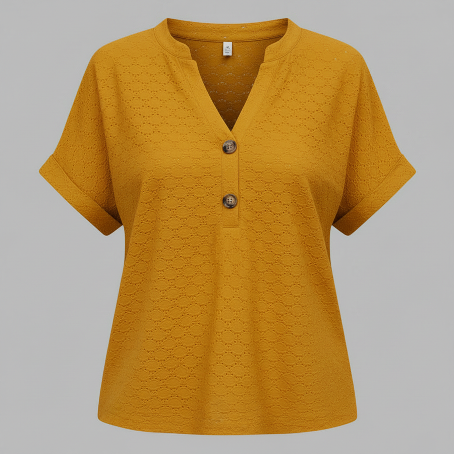 Top con scollo a V donna | Maglia casual da donna