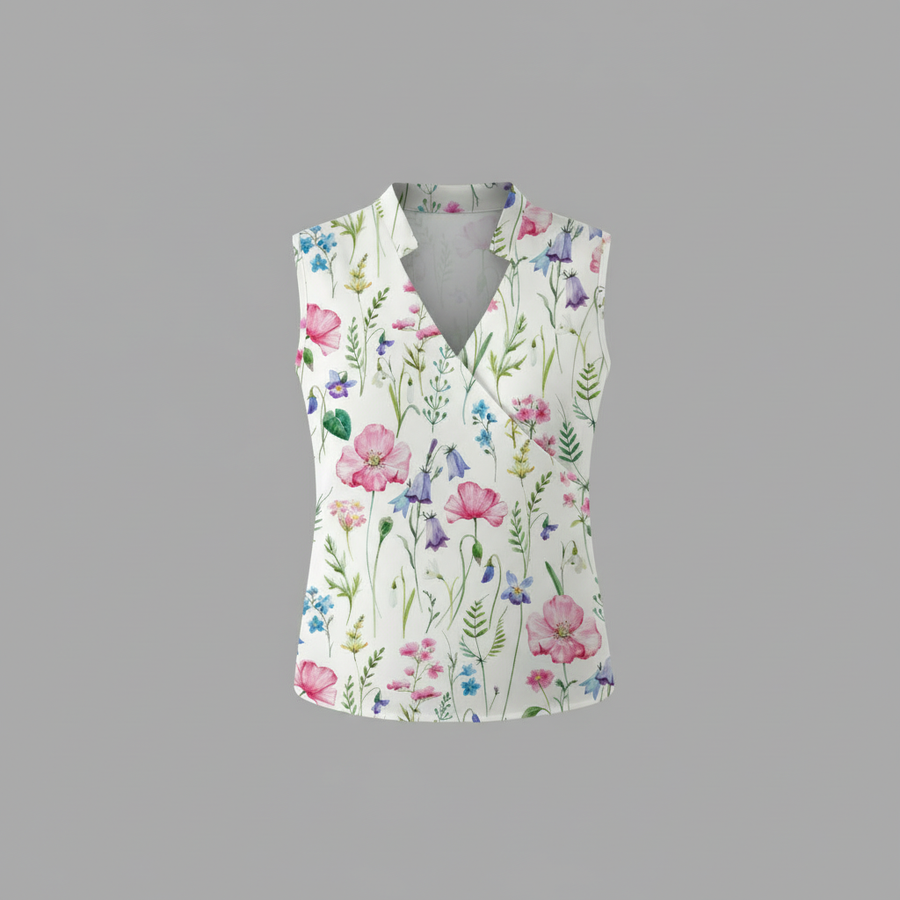 Top con scollo a V donna | Maglia casual per l'estate
