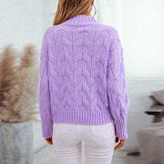 Taisia - moderner gestrickter damenpullover