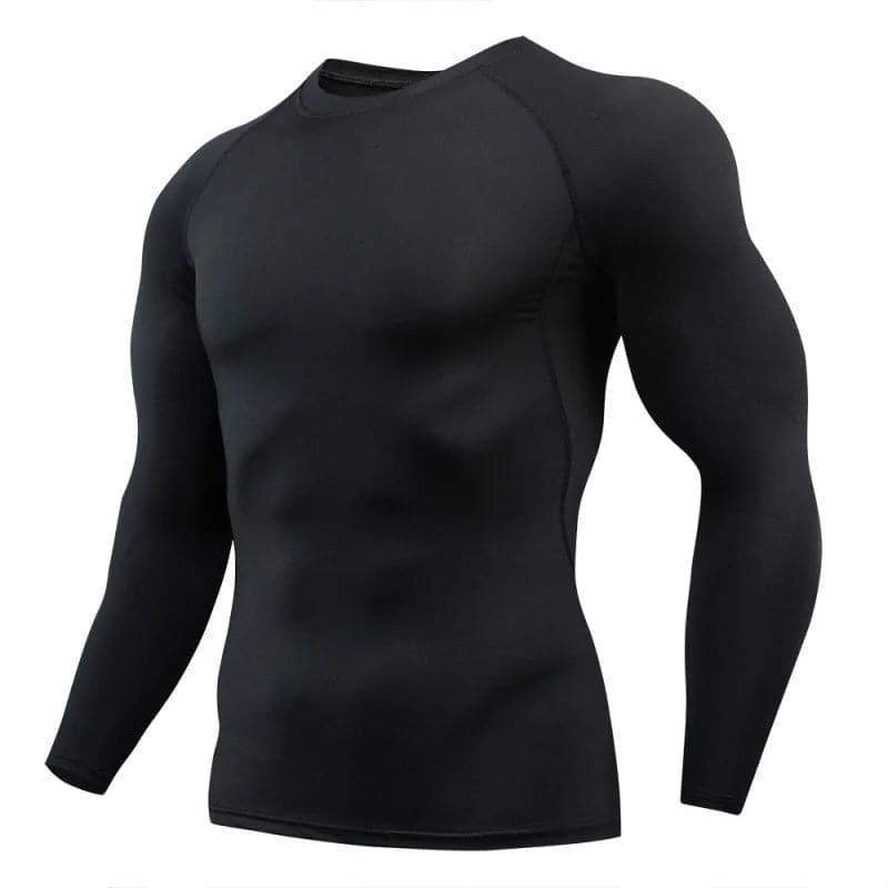 Ezario | Atmungsaktives Kompressionsshirt für Herren Alltag
