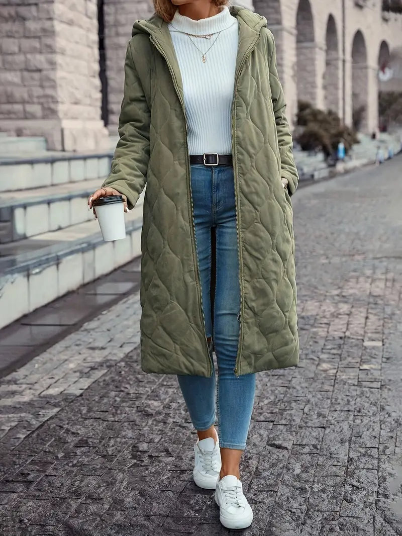 Vento | Warm Gepolsterte Kapuzenjacke für Damen Herbst