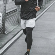 Vexon | Atmungsaktive Kompressionshose für Herren 2-in-1