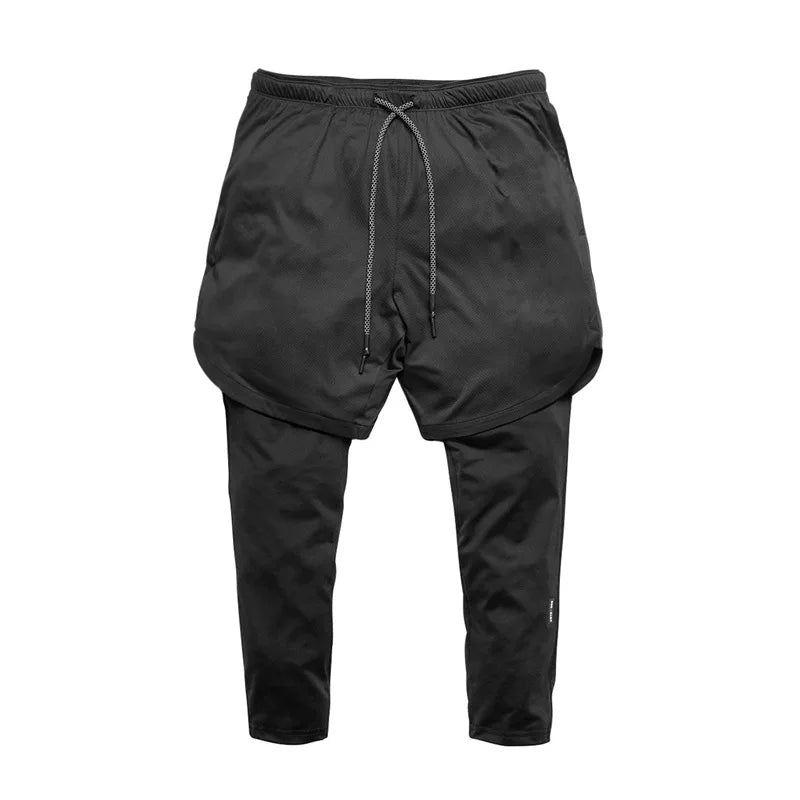 Vexon | Atmungsaktive Kompressionshose für Herren 2-in-1