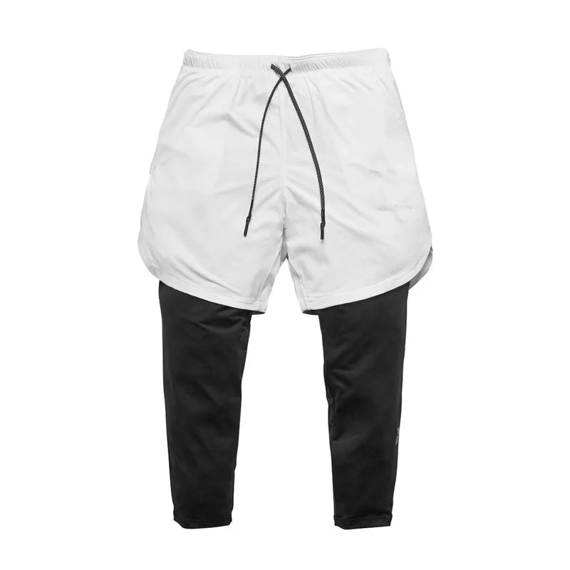 Vexon | Atmungsaktive Kompressionshose für Herren 2-in-1
