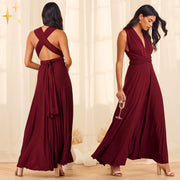 Vielseitiges Wickelkleid Multiway Design | Damenkleid
