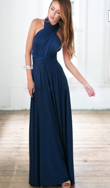 Vielseitiges Wickelkleid Multiway Design | Damenkleid