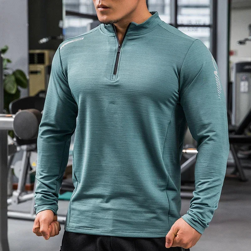 Texaro | Atmungsaktives Kompressionsshirt für Herren Langarm