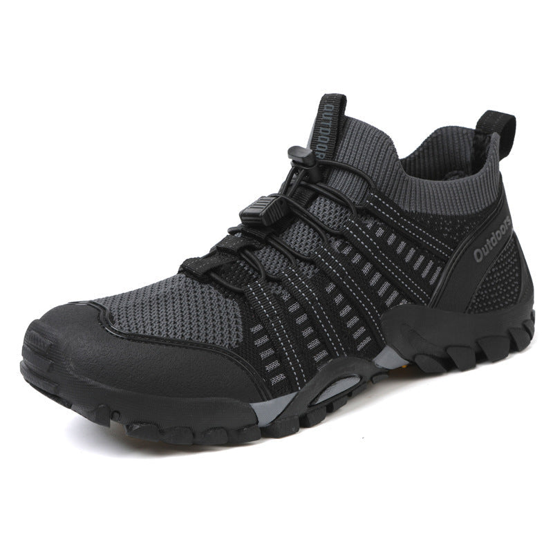 Wanderschuhe Damen | Elastisches Schnürsystem & Rutschfester Halt