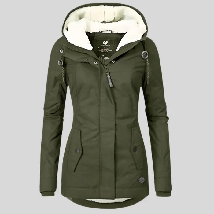 Wasserdichte Winterjacke mit praktischer Kapuze