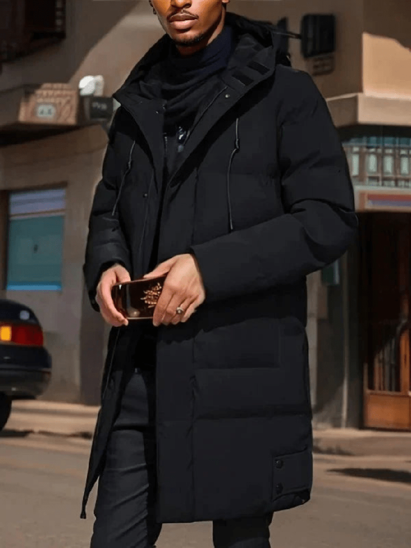 Herren Winterparka Mit Langarm | Mit Kapuze