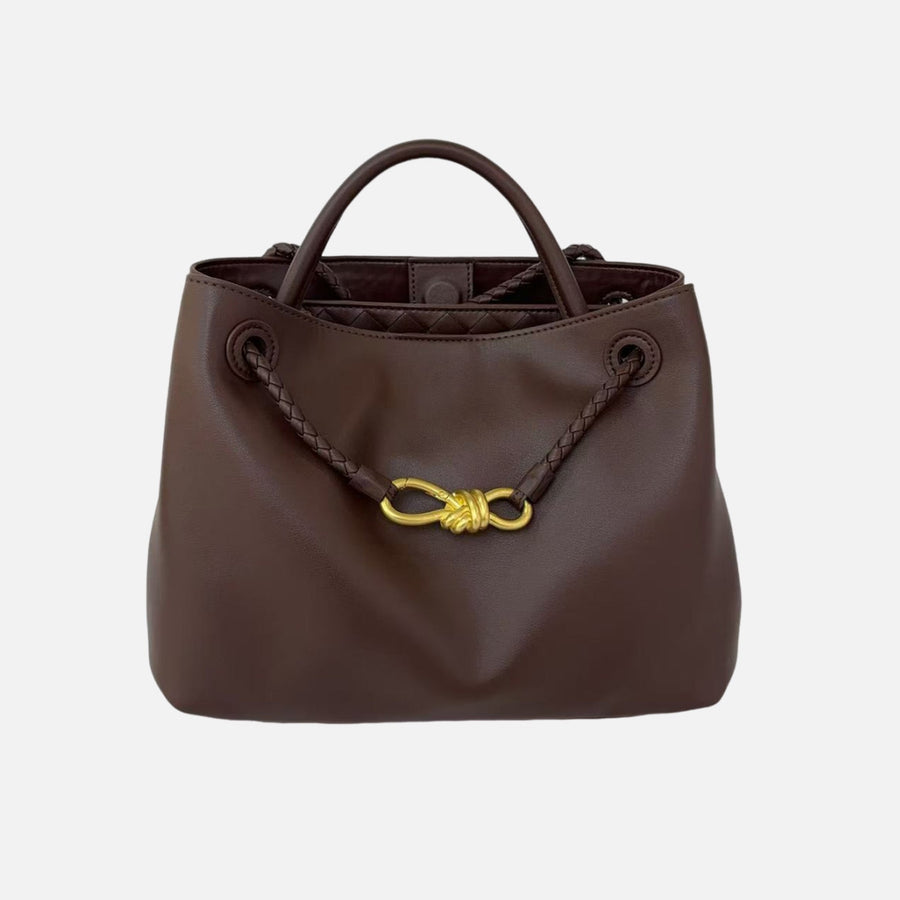 Luxuriöse vegane Leder Tote Bag – Große Handtasche mit Magnetverschluss