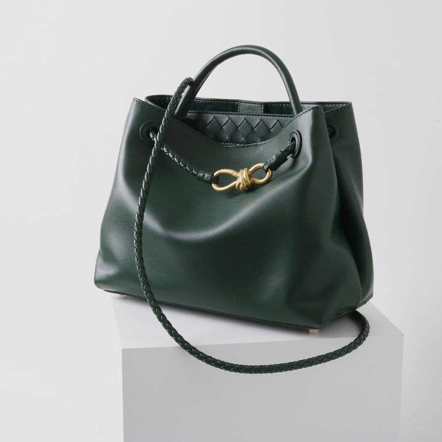 Luxuriöse vegane Leder Tote Bag – Große Handtasche mit Magnetverschluss