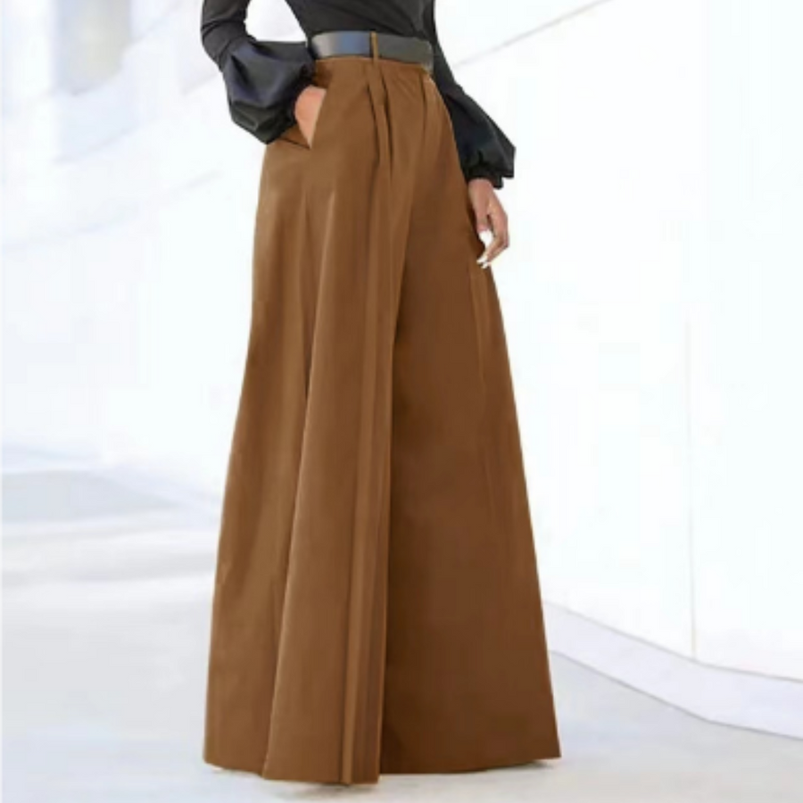 Weite Hose Damen Palazzo | Hoher Bund & Elegante Weite