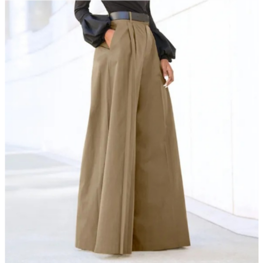 Weite Hose Damen Palazzo | Hoher Bund & Elegante Weite