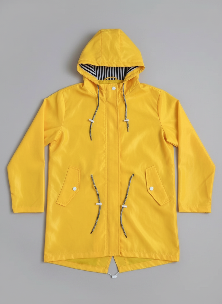 Cappotto impermeabile con cappuccio | Cappotto da donna per la mezza stagione