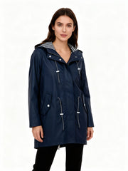 Cappotto impermeabile con cappuccio | Cappotto da donna per la mezza stagione