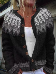 Margareta | Vintage Isländische Strickjacke