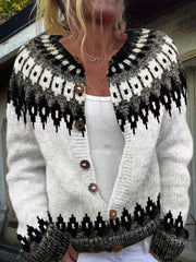 Alexa | Vintage Isländische Strickjacke