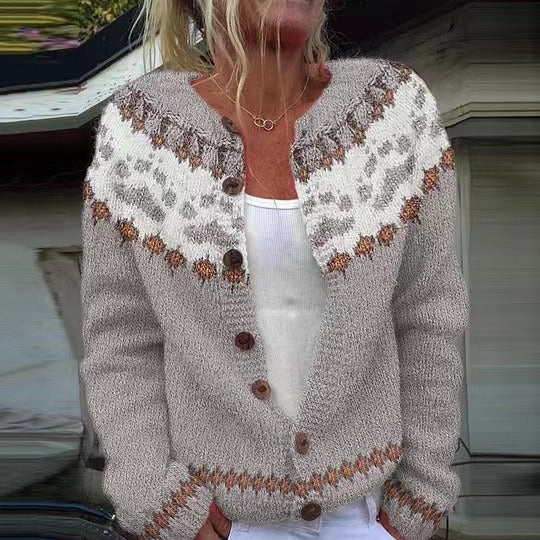 Emery | Vintage Isländische Strickjacke