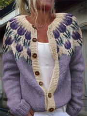 Matilda | Vintage Isländische Strickjacke