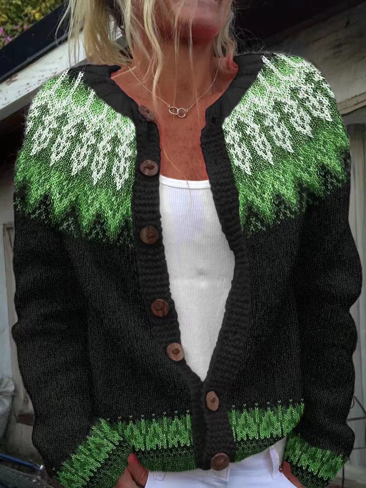 Lorena | Vintage Isländische Strickjacke