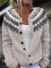 Tea | Vintage Isländische Strickjacke