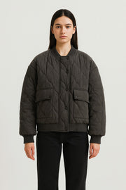 Oversized Damen Bomberjacke – Übergangsjacke mit Reißverschluss