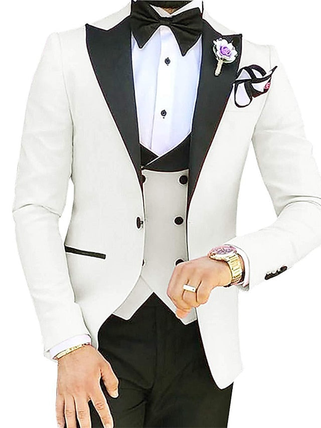 3 Teiliger Slim Fit Anzug Für Herren | Formell