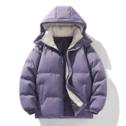 Stylische Parka-Winterjacke Für Herren | Abnehmbare Kapuze