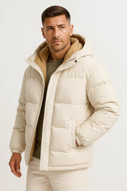 Stylische Parka-Winterjacke Für Herren | Abnehmbare Kapuze