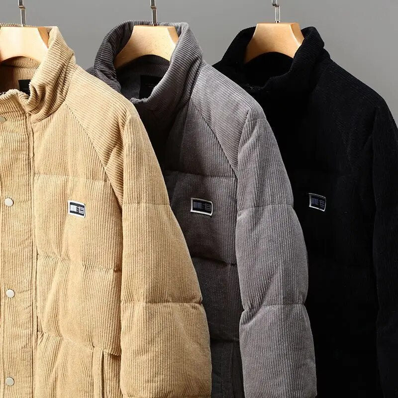 William | Elegante Herrenjacke für Winter Cordmaterial