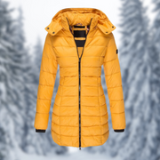 Winterjacke Damen | Steppjacke Damen | Abnehmbare Kapuze & wasserabweisende Oberfläche