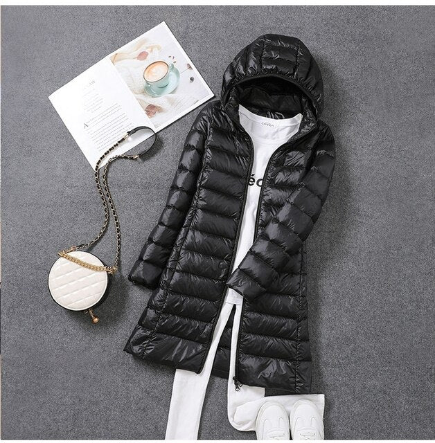 Winterjacke Damen | Steppjacke Damen | Lang geschnitten: mehr Wärmegefühl & Schutz