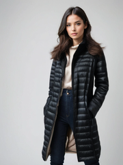 Winterjacke Damen | Steppjacke Damen | Lang geschnitten: mehr Wärmegefühl & Schutz