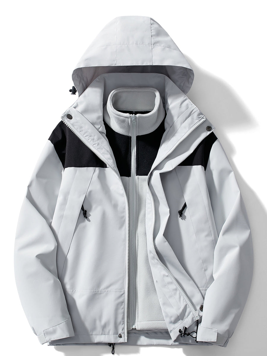 Winterjacke Damen | Übergangsjacke Damen | 3-in-1 Design: schnell anpassbar & zuverlässig bequem
