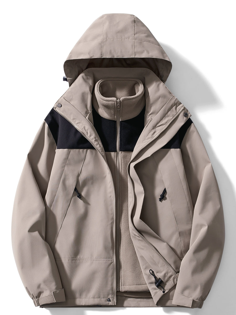Winterjacke Damen | Übergangsjacke Damen | 3-in-1 Design: schnell anpassbar & zuverlässig bequem