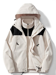 Winterjacke Damen | Übergangsjacke Damen | 3-in-1 Design: schnell anpassbar & zuverlässig bequem