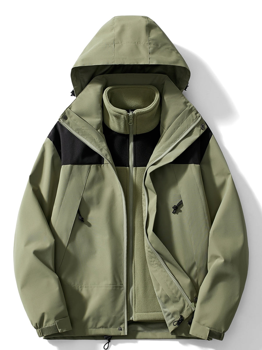 Winterjacke Damen | Übergangsjacke Damen | 3-in-1 Design: schnell anpassbar & zuverlässig bequem