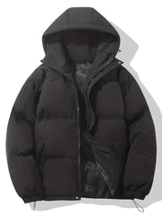 Winterjacke Herren | Steppjacke Herren | Integrierte Kapuze & elastische Abschlüsse