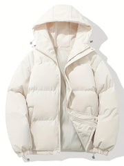 Winterjacke Herren | Steppjacke Herren | Integrierte Kapuze & elastische Abschlüsse