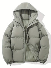 Winterjacke Herren | Steppjacke Herren | Integrierte Kapuze & elastische Abschlüsse