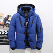 Winterjacke Herren | Steppjacke mit Kapuze | Windfest & Warm für kalte Tage