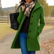 Wintermantel Damen | Hochstellkragen & Eingrifftaschen