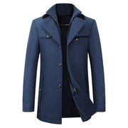 Wintermantel Herren | Eleganter Stehkragen | Warm & Stilvoll für Business