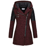 Wintermantel Damen Lang mit Kapuze